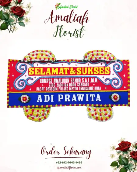 Papan Bunga Ucapan Selamat Penanggalan